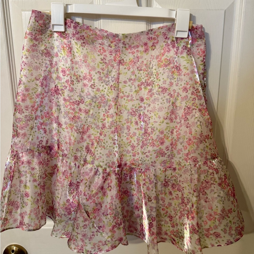 Wildfox Floral Skirt Large